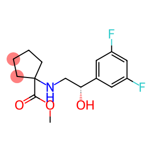 1-[[(2S)-2-(3,5-二氟苯基)-2-羟基乙基]氨基]环戊烷羧酸甲酯