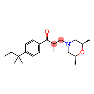 1-Propanone,3-[(2R,6S)-2,6-diMethyl-4-Morpholinyl]-1-[4-(1,1-diMethylpropyl)phenyl]-2-Methyl-, rel-