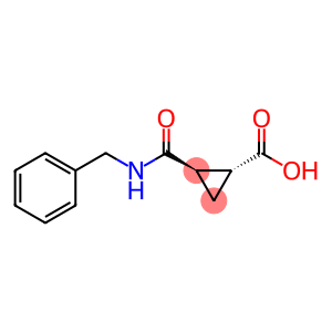 Cyclopropanecarboxylic acid, 2-[[(phenylmethyl)amino]carbonyl]-, (1R,2R)-rel-