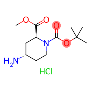 1-(tert-butyl) 2-methyl (2S,4S)-4-aminopiperidine-1,2-dicarboxylate hydrochloride