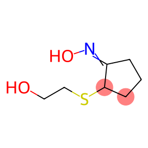 Cyclopentanone, 2-[(2-hydroxyethyl)thio]-, oxime