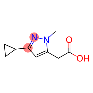 2-(3-环丙基-1-甲基-1H-吡唑-5-基)乙酸