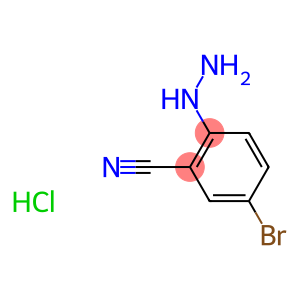 5-bromo-2-hydrazinylbenzonitrile hydrochloride