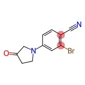 2-bromo-4-(3-oxopyrrolidin-1-yl)benzonitrile