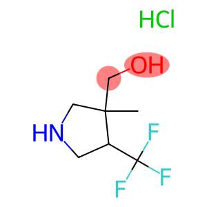 (3-Methyl-4-trifluoromethyl-pyrrolidin-3-yl)-methanol hydrochloride