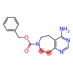 Benzyl 4-amino-5,6,8,9-tetrahydropyrimido[4,5-d]azepine-7-carboxylate