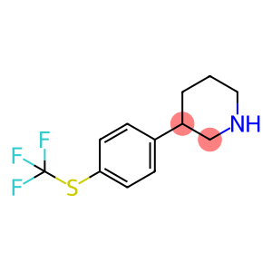 3-[4-[(Trifluoromethyl)thio]phenyl]piperidine