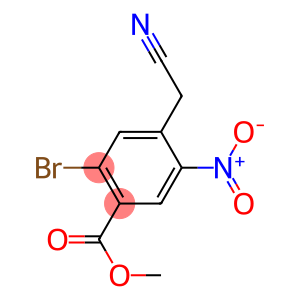 methyl 2-bromo-4-(cyanomethyl)-5-nitrobenzoate