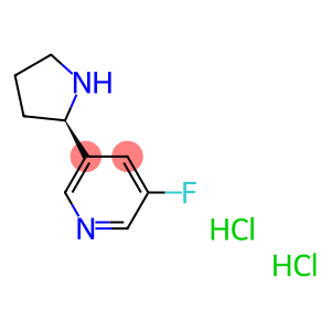 (R)-3-fluoro-5-(pyrrolidin-2-yl)pyridine dihydrochloride