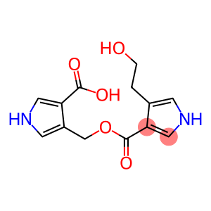 4-[4-(2-Hydroxyethyl)-1H-pyrrole-3-carbonyloxyMethyl]-1H-pyrrole-3-carboxylic Acid (Clavulanic Acid IMpurity)DISCONTINUED