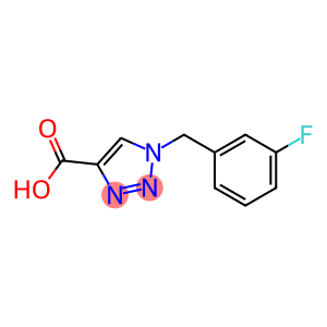 1-(3-Fluoro-benzyl)-1H-[1,2,3]triazole-4-carboxylic acid