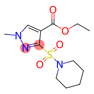 Ethyl1-methyl-3-(piperidine-1-sulfonyl)-1H-pyrazole-4-carboxylate