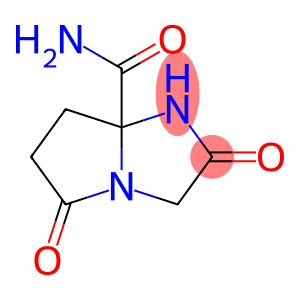 2,5-Dioxohexahydro-1H-pyrrolo(1,2-a)imidazole-7a-carboxamide