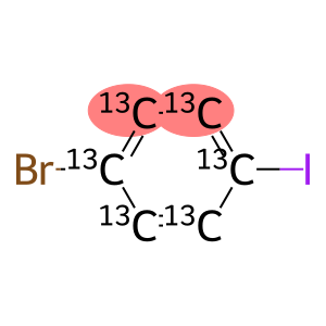 1-Bromo-4-iodobenzene-[13C6]