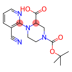 4-(3-Cyano-pyridin-2-yl)-piperazine-1,3-dicarboxylic acid 1-tert-butyl este