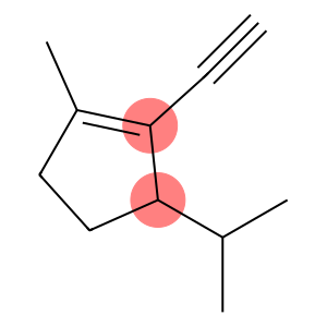 Cyclopentene, 2-ethynyl-1-methyl-3-(1-methylethyl)- (9CI)