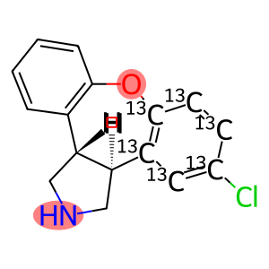 N-DesMethyl Asenapine-13C6 HCl