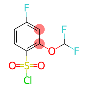 Benzenesulfonyl chloride, 2-(difluoromethoxy)-4-fluoro-