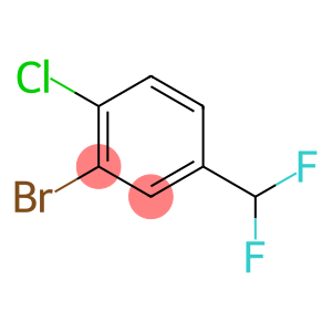 Benzene, 2-bromo-1-chloro-4-(difluoromethyl)-