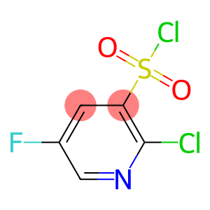 2-chloro-5-fluoropyridine-3-sulfonylchloride