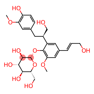 β-D-Glucopyranoside, 2-[(1R)-2-hydroxy-1-[(4-hydroxy-3-methoxyphenyl)methyl]ethyl]-4-[(1E)-3-hydroxy-1-propen-1-yl]-6-methoxyphenyl