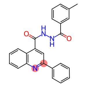 N'-(3-methylbenzoyl)-2-phenyl-4-quinolinecarbohydrazide