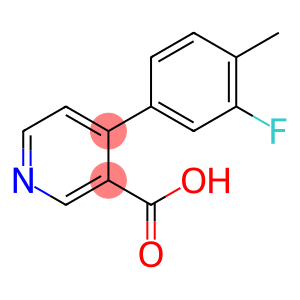 3-Pyridinecarboxylic acid, 4-(3-fluoro-4-methylphenyl)-