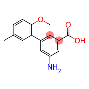[1,1'-Biphenyl]-3-carboxylic acid, 5-amino-2'-methoxy-5'-methyl-