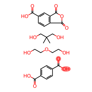 1,4-Benzenedicarboxylic acid, polymer with 1,3-dihydro-1,3-dioxo-5-isobenzofurancarboxylic acid, 2,2-dimethyl-1,3-propanediol and 2,2-oxybisethanol