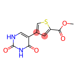 2-Thiophenecarboxylic acid, 4-(1,2,3,4-tetrahydro-2,4-dioxo-5-pyrimidinyl)-, methyl ester