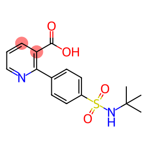 2-(4-t-Butylsulfamoylphenyl)nicotinic acid