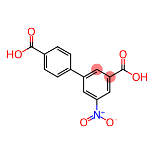 3-(4-Carboxyphenyl)-5-nitrobenzoic acid