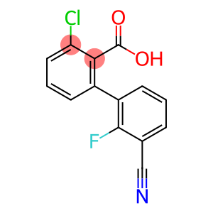[1,1'-Biphenyl]-2-carboxylic acid, 3-chloro-3'-cyano-2'-fluoro-