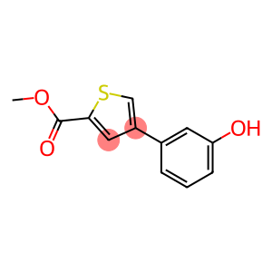 2-Thiophenecarboxylic acid, 4-(3-hydroxyphenyl)-, methyl ester