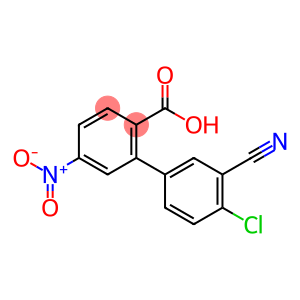 2-(4-Chloro-3-cyanophenyl)-4-nitrobenzoic acid