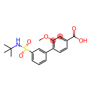 4-[3-(tert-butylsulfamoyl)phenyl]-3-methoxybenzoic acid