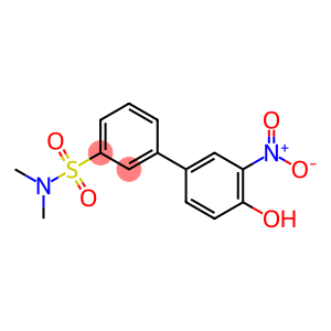 3-(4-hydroxy-3-nitrophenyl)-N,N-dimethylbenzenesulfonamide