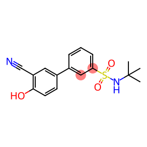 N-tert-butyl-3-(3-cyano-4-hydroxyphenyl)benzenesulfonamide