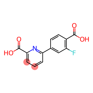 6-(4-Carboxy-3-fluorophenyl)picolinic acid