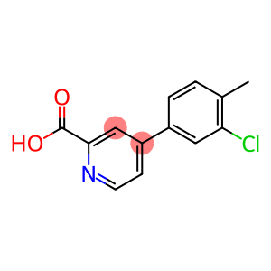 4-(3-Chloro-4-methylphenyl)picolinic acid