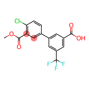 [1,1'-Biphenyl]-3,3'-dicarboxylic acid, 4-chloro-5'-(trifluoromethyl)-, 3-methyl ester