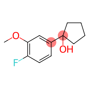 1-(4-fluoro-3-methoxyphenyl)cyclopentanol