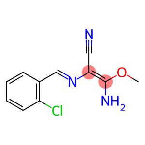 3-AMINO-2-([(2-CHLOROPHENYL)METHYLENE]AMINO)-3-METHOXYACRYLONITRILE