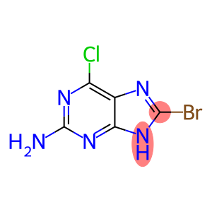 8-溴-6-氯-7H-嘌呤-2-胺