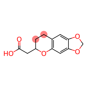 7,8-Dihydro-6H-1,3-dioxolo[4,5-g][1]benzopyran-6-acetic acid