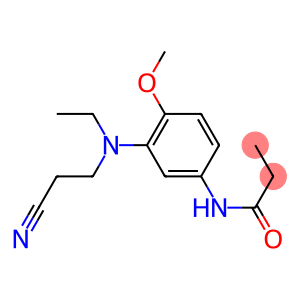 Propanamide, N-[3-[(2-cyanoethyl)ethylamino]-4-methoxyphenyl]-