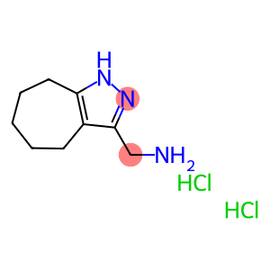 (1,4,5,6,7,8-Hexahydrocyclohepta[c]pyrazol-3-ylmethyl)amine dihydrochloride