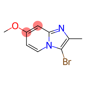 Imidazo[1,2-a]pyridine, 3-bromo-7-methoxy-2-methyl-