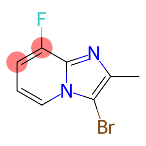 Imidazo[1,2-a]pyridine, 3-bromo-8-fluoro-2-methyl-