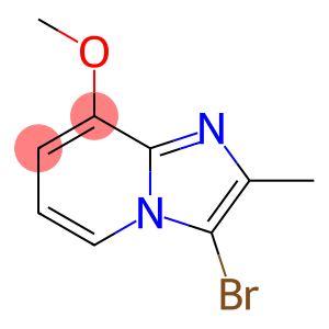 Imidazo[1,2-a]pyridine, 3-bromo-8-methoxy-2-methyl-
